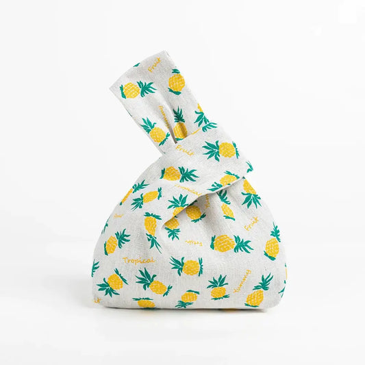 Tropical Pineapple Knot Bag